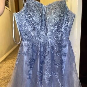 Blue homecoming dress